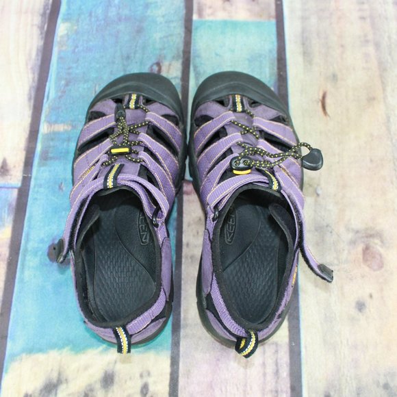 Keen Purple Waterproof Bungee Adjustable Outdoor Water Shoes Size 5 - Picture 6 of 9